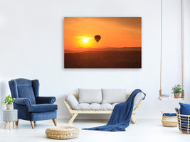 4-piece-canvas-print-hot-air-balloon-at-sunset