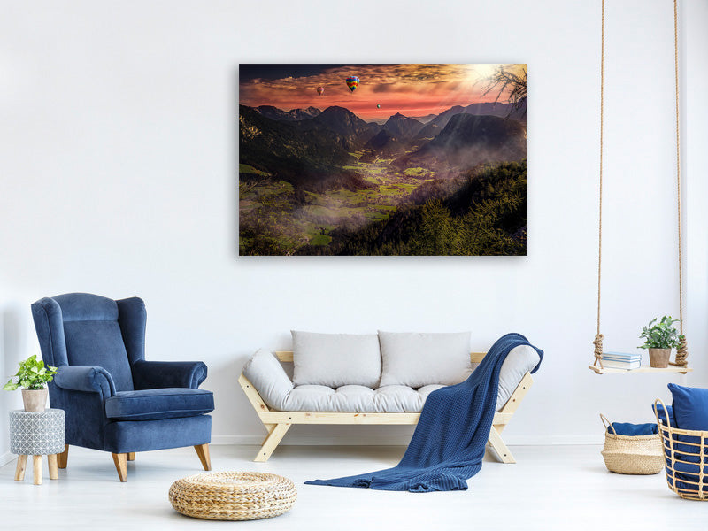 3-piece-canvas-print-hot-air-balloons-in-the-sunset