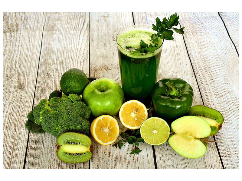 modern-4-piece-canvas-print-ingredients-green-smoothie