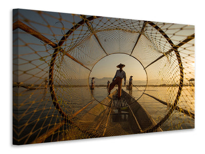 4-piece-canvas-print-inle-fisherman