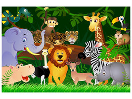 modern-4-piece-canvas-print-jungle-king