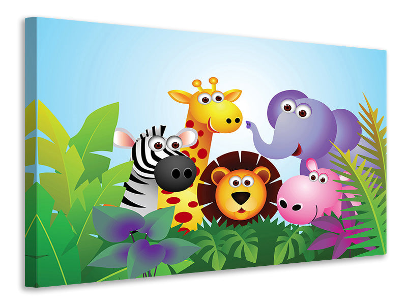 4-piece-canvas-print-jungle