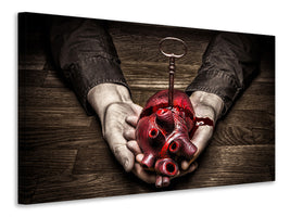 modern-4-piece-canvas-print-key-to-my-heart