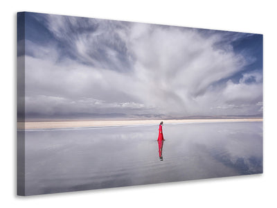 5-piece-canvas-print-lady-in-red
