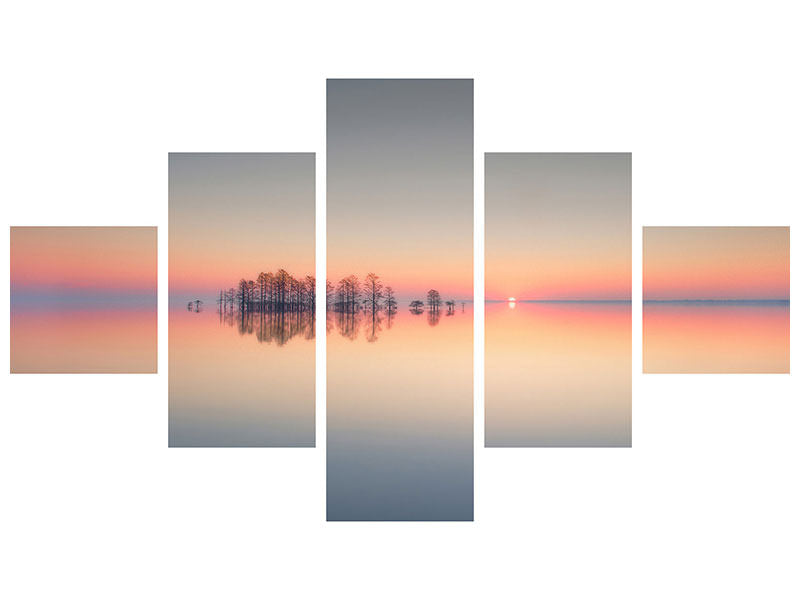 panoramic-3-piece-canvas-print-lake-mattamuskeet-memory