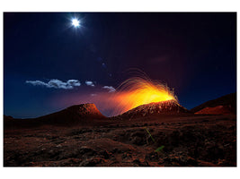 modern-4-piece-canvas-print-lava-flow-with-the-moon