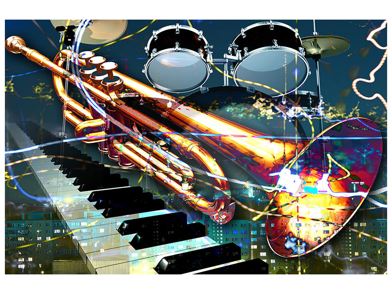 modern-4-piece-canvas-print-let-the-music-play