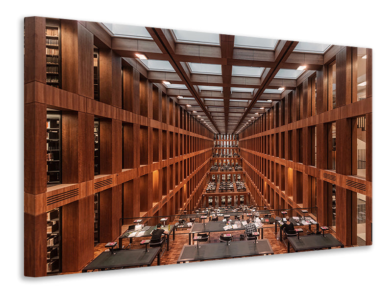 5-piece-canvas-print-library-in-berlin