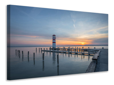 panoramic-canvas-print-lighthouse-in-the-sunset