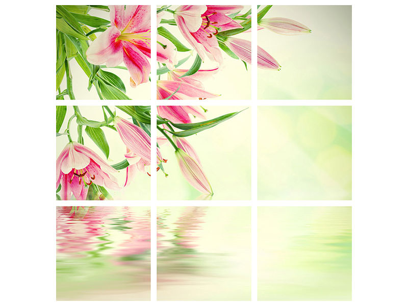 canvas-print-lilies-on-water