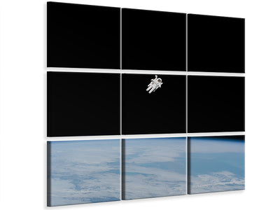 4-piece-canvas-print-lonely-astronaut-in-space