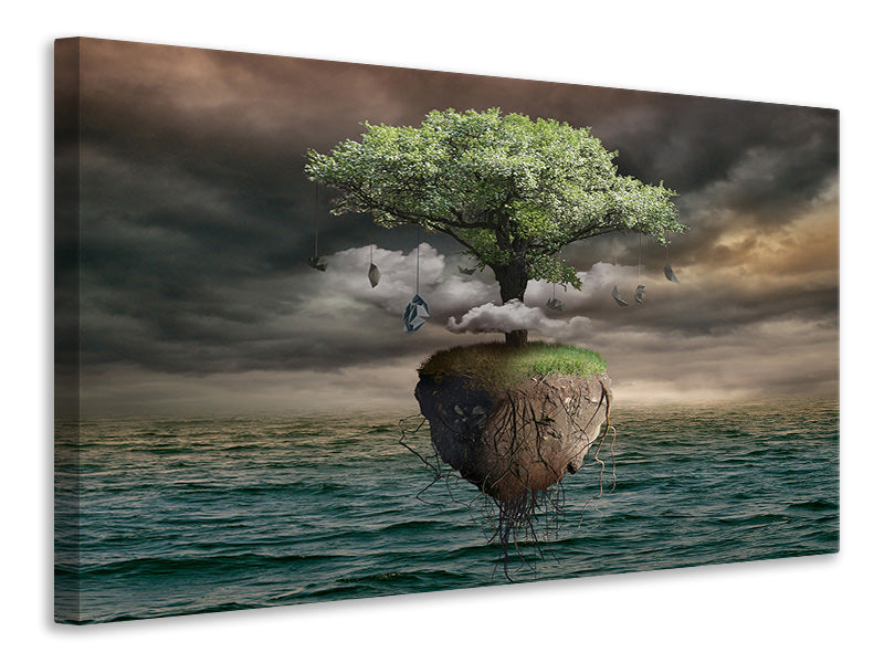 5-piece-canvas-print-lonely-tree