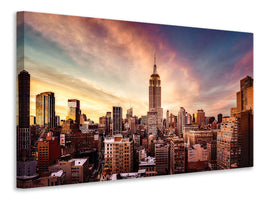 panoramic-canvas-print-midtown-sunset