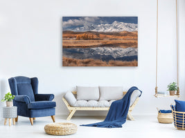 modern-4-piece-canvas-print-mirror-for-mountains-iii