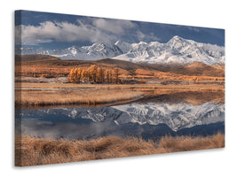 modern-3-piece-canvas-print-mirror-for-mountains-iii