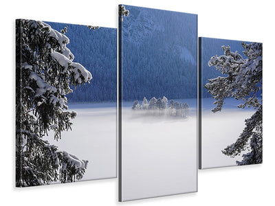 modern-3-piece-canvas-print-fog-over-frozen-lake