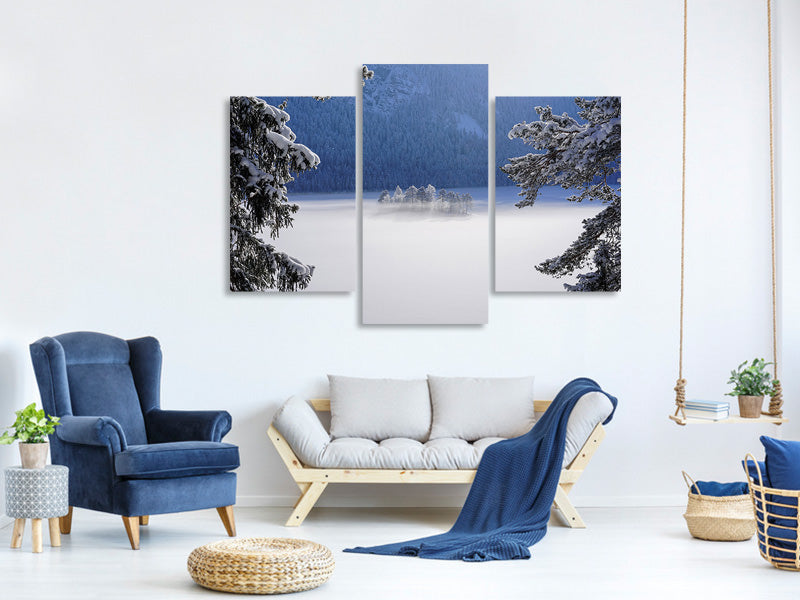modern-3-piece-canvas-print-fog-over-frozen-lake