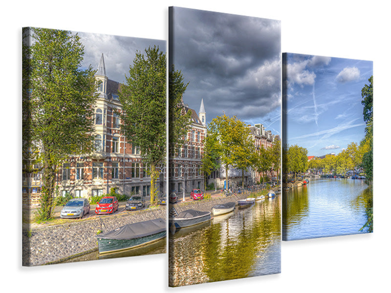 modern-3-piece-canvas-print-idyllic-amsterdam