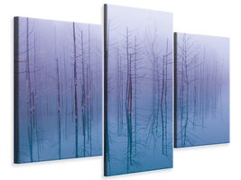 modern-3-piece-canvas-print-misty-blue-pond
