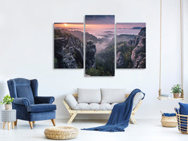 modern-3-piece-canvas-print-sunrise-on-the-rocks