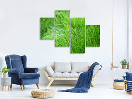 modern-4-piece-canvas-print-blades-of-grass