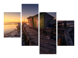 modern-4-piece-canvas-print-carrasqueira-houses