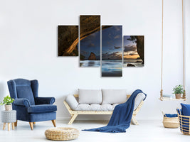 modern-4-piece-canvas-print-cathedral-cove
