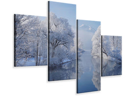 modern-4-piece-canvas-print-coldest-morning
