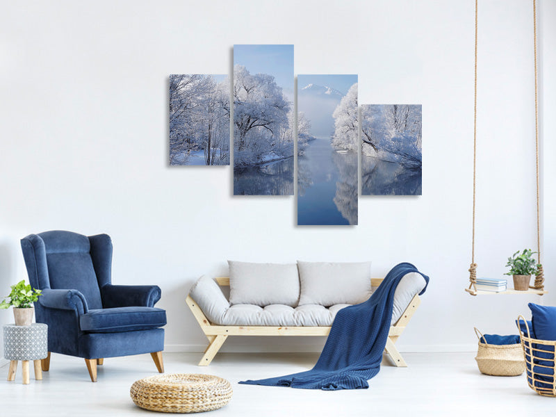 modern-4-piece-canvas-print-coldest-morning