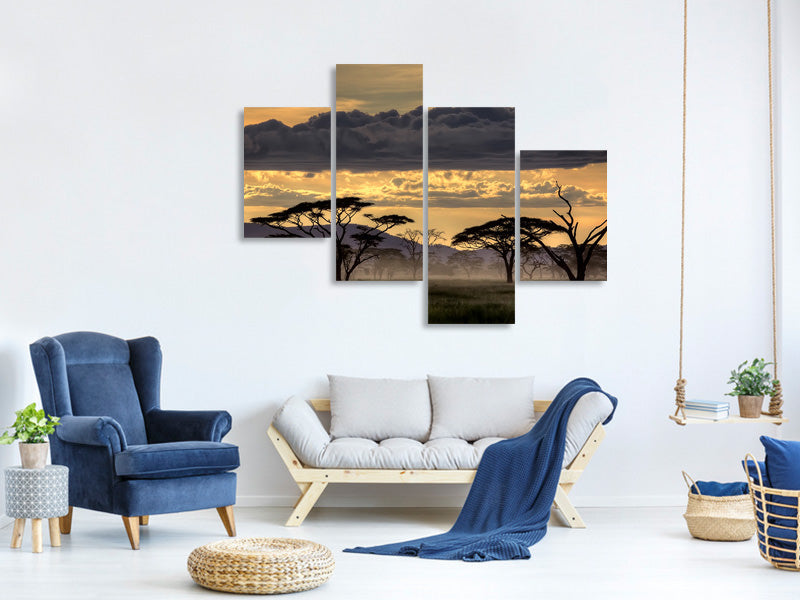 modern-4-piece-canvas-print-good-evening-tanazania