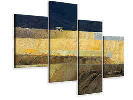 modern-4-piece-canvas-print-heavy-truck