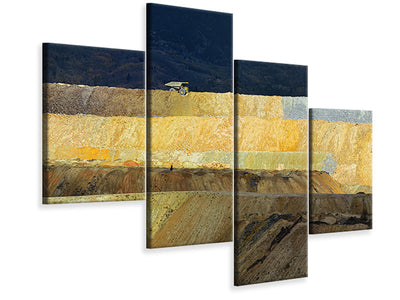 modern-4-piece-canvas-print-heavy-truck