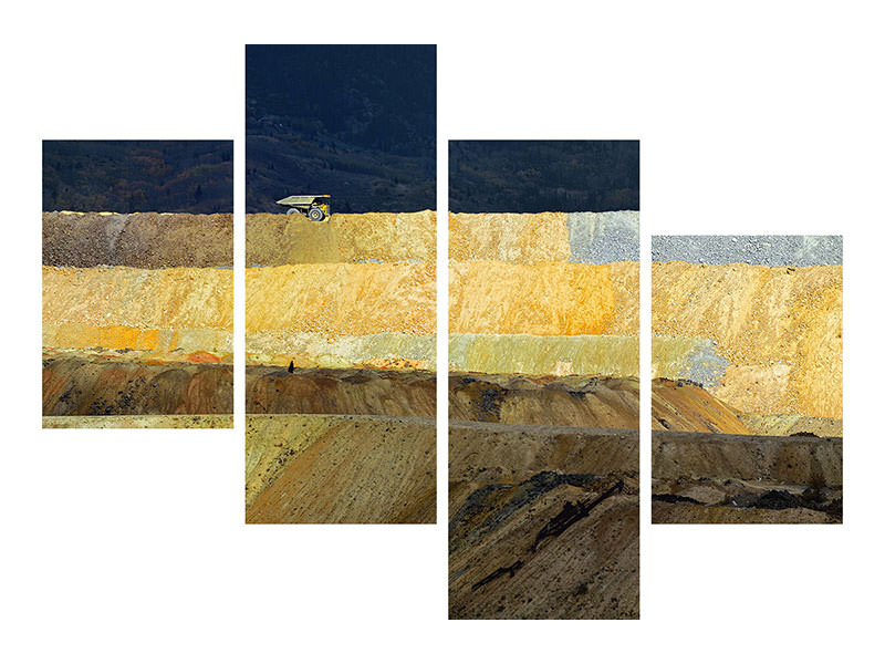 modern-4-piece-canvas-print-heavy-truck