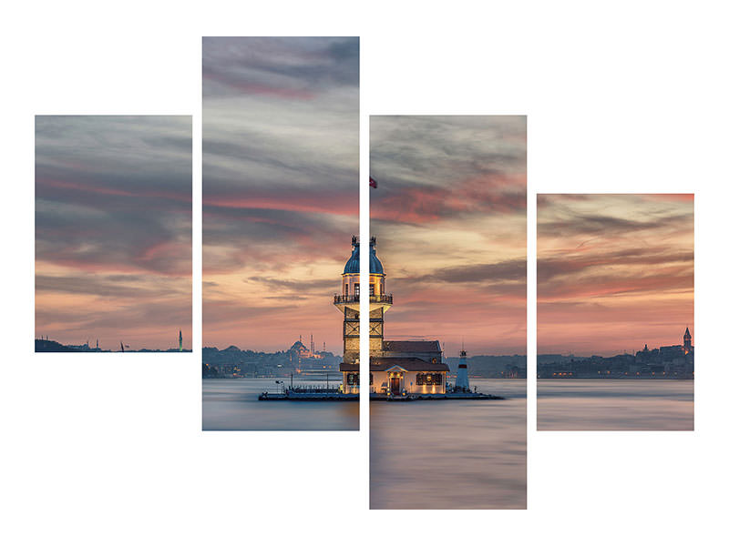 modern-4-piece-canvas-print-maiden-tower