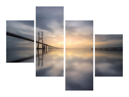 modern-4-piece-canvas-print-mirroring