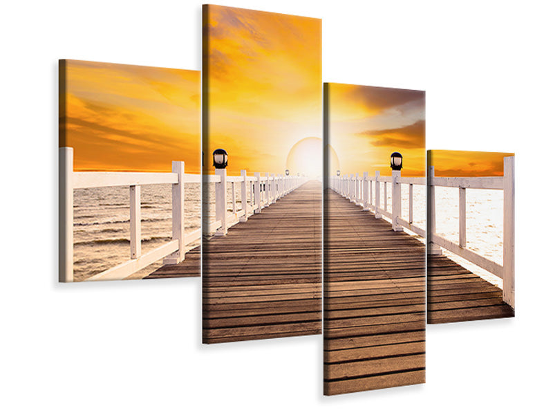 modern-4-piece-canvas-print-the-bridge-on-happiness