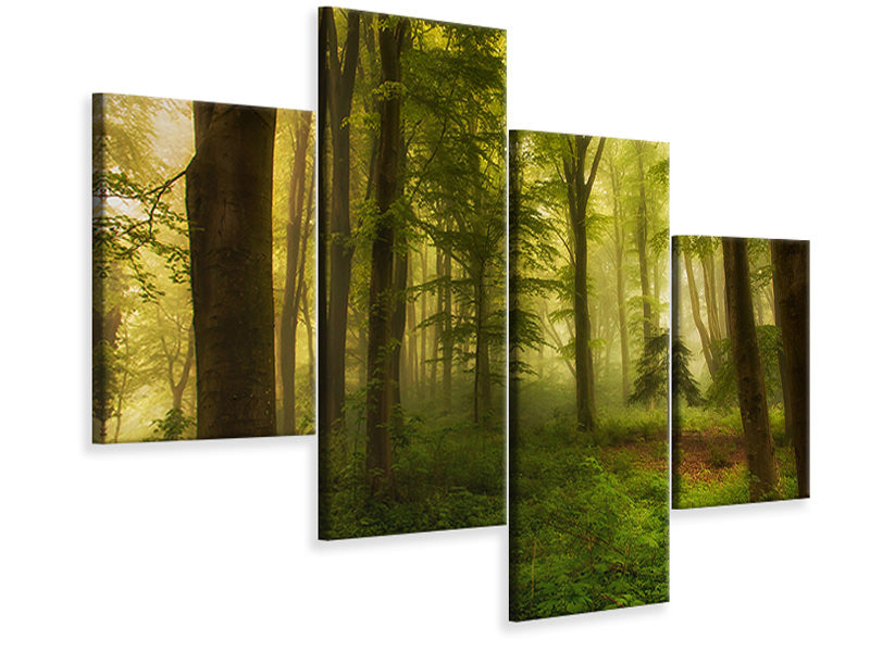 modern-4-piece-canvas-print-the-little-tree