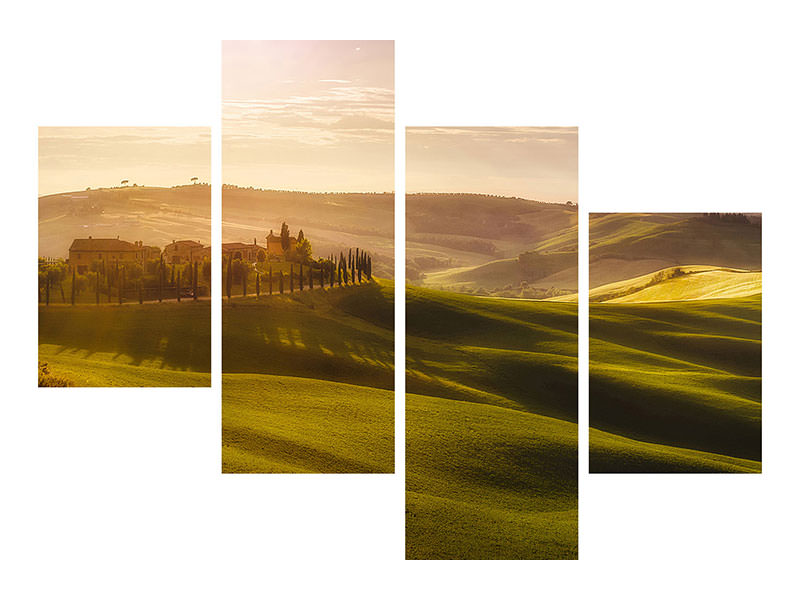 modern-4-piece-canvas-print-waves-of-light