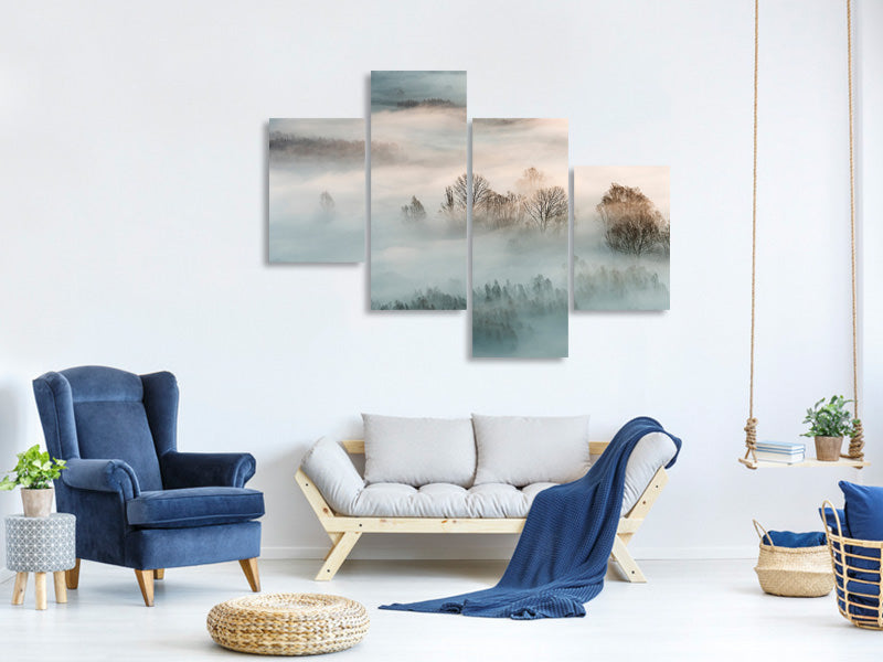 modern-4-piece-canvas-print-winter-fog
