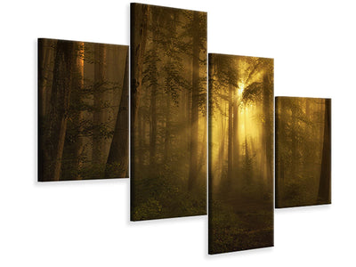 modern-4-piece-canvas-print-yellow-the-bigger-picture