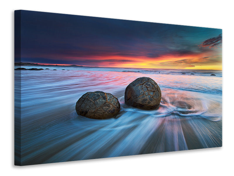 3-piece-canvas-print-moeraki-boulders-ii