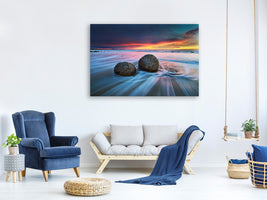 4-piece-canvas-print-moeraki-boulders-ii