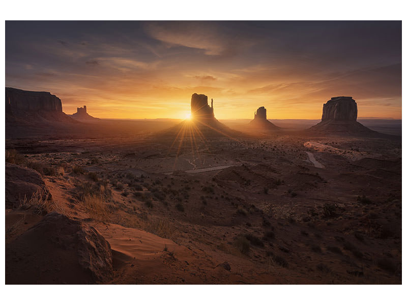 5-piece-canvas-print-monument-sunrise
