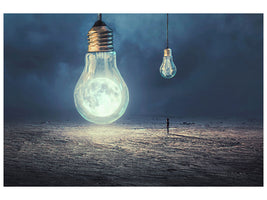 modern-3-piece-canvas-print-moon-lamp
