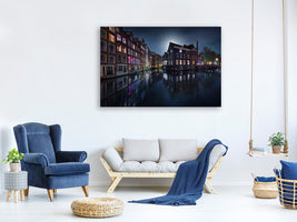 modern-3-piece-canvas-print-moonlight-over-amsterdam
