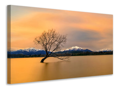 modern-4-piece-canvas-print-morning-glow-of-the-lake-wanaka