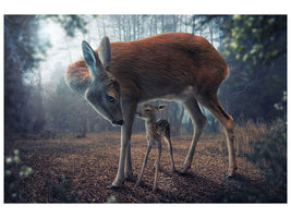 3-piece-canvas-print-mother-and-fawn
