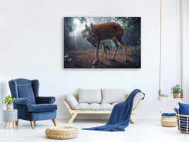 3-piece-canvas-print-mother-and-fawn