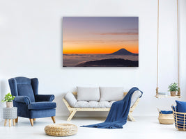 panoramic-3-piece-canvas-print-mount-fuji-at-sunset