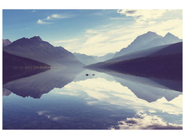 4-piece-canvas-print-mountain-reflection